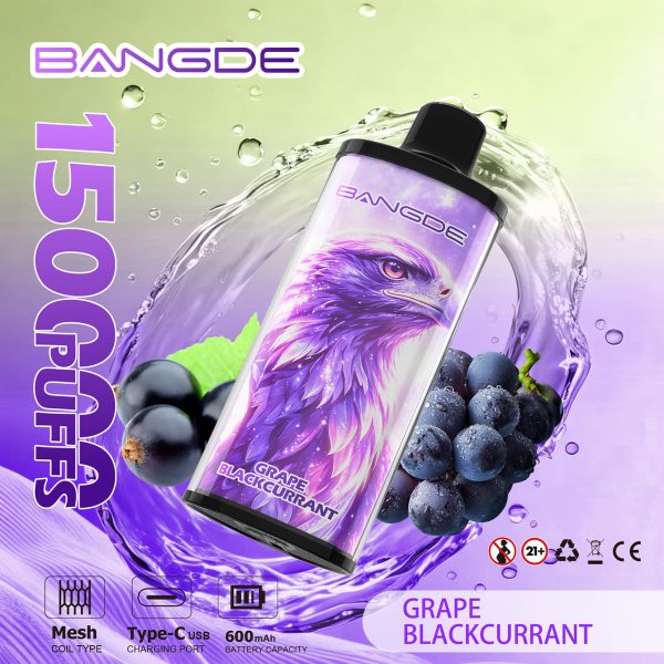 Bang De 150000 Puffs Grape Blackcurrant Bang De 150000 Puffs Grape Blackcurrant