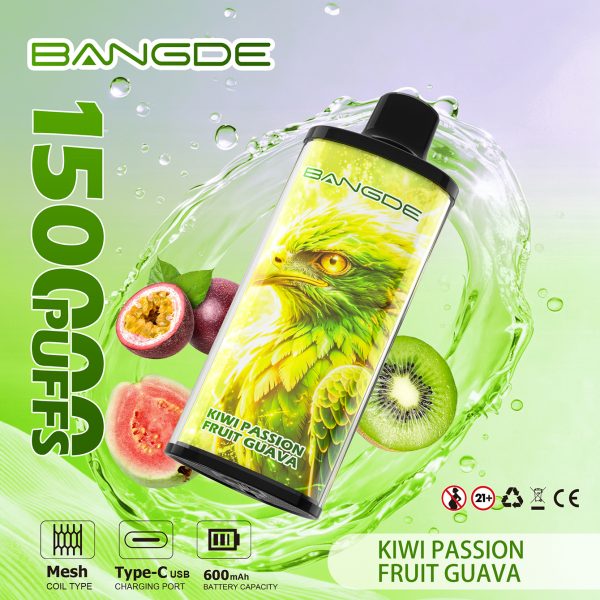 Bang De 150000 Puffs Kiwi Passionfruit Guava Bang De 150000 Puffs Kiwi Passionfruit Guava