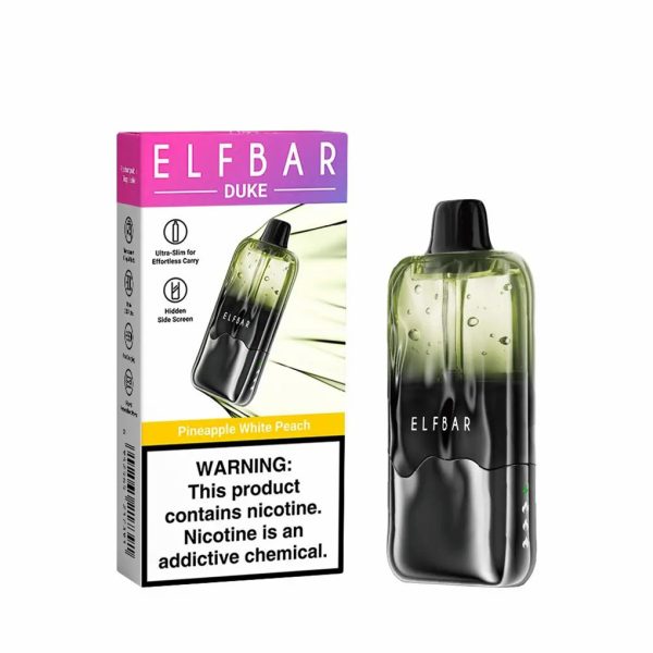 ELFBAR DUKE 30000 Puffs Pineapple White Peach