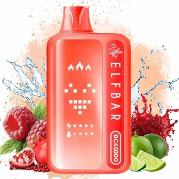 Elf Bar BC 45000 Puffs Pomegranate Raspberry Lime Elf Bar BC 45000 Puffs Pomegranate Raspberry Lime