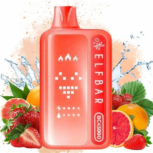 Elf Bar BC 45000 Puffs Strawberry Grapefruit Elf Bar BC 45000 Puffs Strawberry Grapefruit