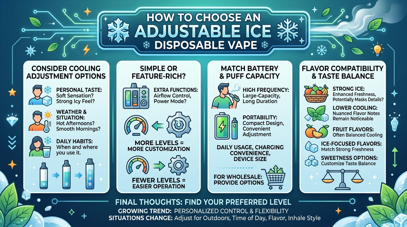 How to Choose an Adjustable Ice Disposable Vape