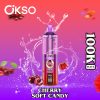 OKSO Tornado 100K Cherry Soft Candy OKSO Tornado 100K Cherry Soft Candy