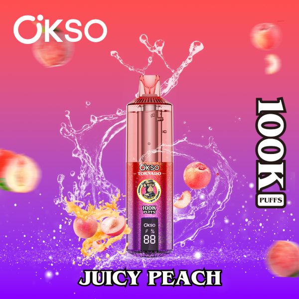 OKSO Tornado 100K Juicy Peach OKSO Tornado 100K Juicy Peach