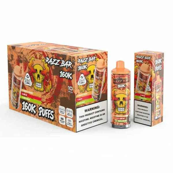 Razz Bar 160K Pineapple Coconut & Love 66 & Triple Melon Razz Bar 160K Pineapple Coconut & Love 66 & Triple Melon