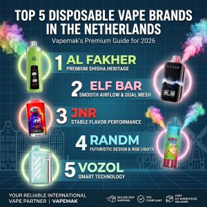 Top 5 Most Popular Disposable Vape Brands in the Netherlands