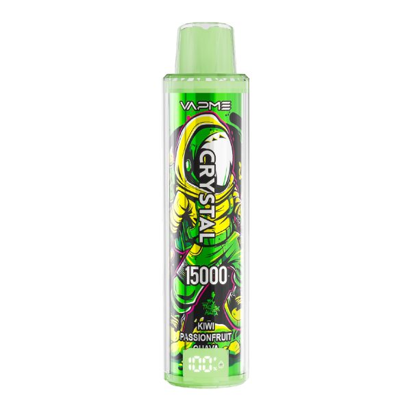 VAPME CRYSTAL 15000 Puffs Kiwi Passionfruit Guava