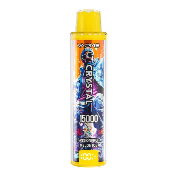 VAPME CRYSTAL 15000 Puffs Passionfruit Melon Ice