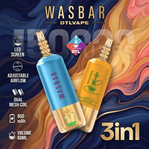 Wasbar 3 in 1 150K Puffs Wasbar 3 in 1 150K Puffs