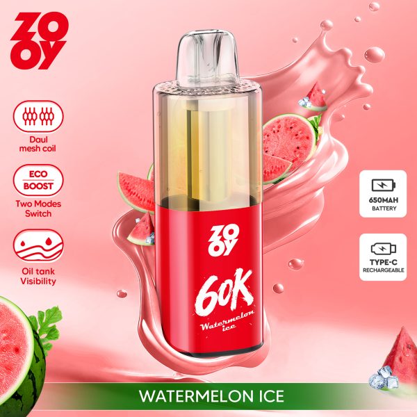 ZOOY Fizz 60K Puffs Watermelon Ice ZOOY Fizz 60K Puffs Watermelon Ice