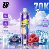 ZOOY VAPE Crystal 70K Blueberry Raspberry ZOOY VAPE Crystal 70K Blueberry Raspberry