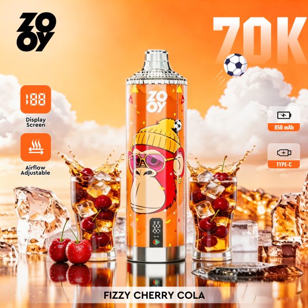 ZOOY VAPE Crystal 70K Fizzy Cherry Cola ZOOY VAPE Crystal 70K Fizzy Cherry Cola
