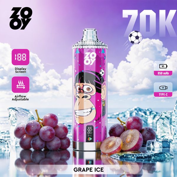 ZOOY VAPE Crystal 70K Grape Ice ZOOY VAPE Crystal 70K Grape Ice