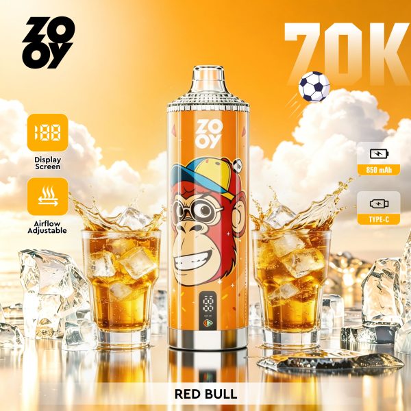 ZOOY VAPE Crystal 70K Red Bull ZOOY VAPE Crystal 70K Red Bull
