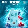 ATVS 100K 2 in 1 Disposable Vape Blueberry & Blueberry Sour Raspberry