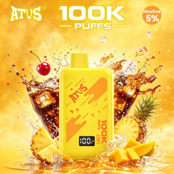 ATVS 100K 2 in 1 Disposable Vape Cherry Cola & Pineapple Mango