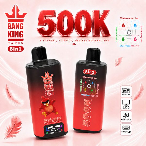 Bang King 500K 8 in 1 Flavor Vape 03