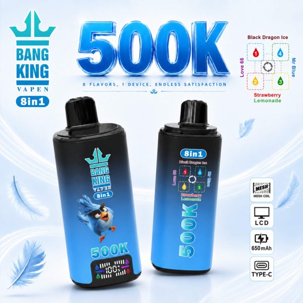 Bang King 500K 8 in 1 Flavor Vape 05
