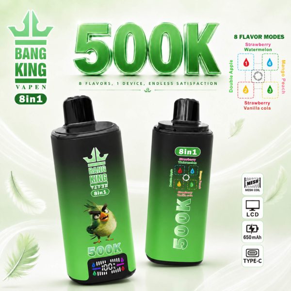 Bang King 500K 8 in 1 Flavor Vape 06