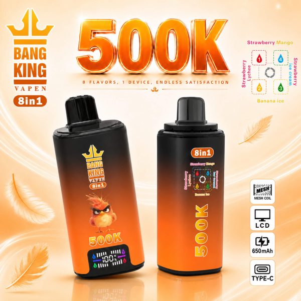 Bang King 500K 8 in 1 Flavor Vape 07