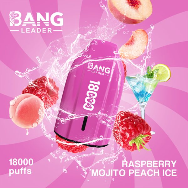 Bang Leader 18K Puffs Raspberry Mojito Peach Ice
