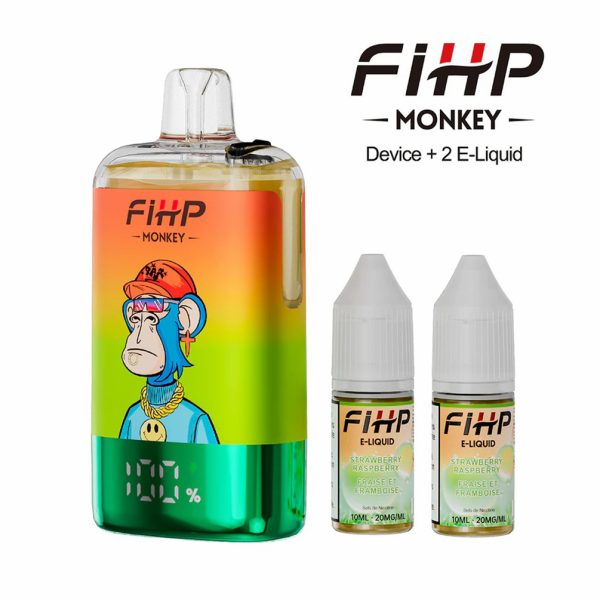 FIHP Monkey 30K Puffs Strawberry Raspberry FIHP Monkey 30K Puffs Strawberry Raspberry