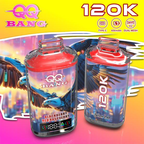 QQ Bang 120000 Puffs Blackberry Red Raspberry QQ Bang 120000 Puffs Blackberry Red Raspberry