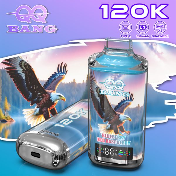 QQ Bang 120000 Puffs Blueberry Red Raspberry QQ Bang 120000 Puffs Blueberry Red Raspberry