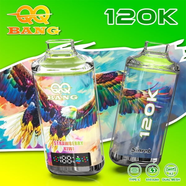 QQ Bang 120000 Puffs Strawberry Kiwi QQ Bang 120000 Puffs Strawberry Kiwi