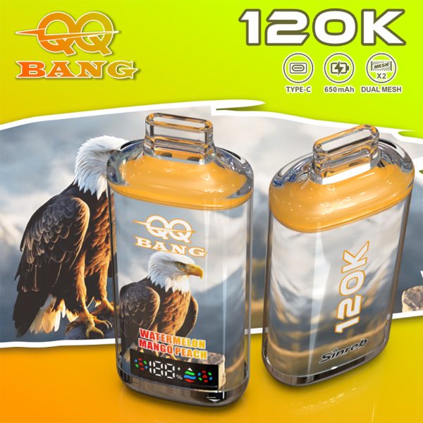 QQ Bang 120000 Puffs Watermelon Mango Peach QQ Bang 120000 Puffs Watermelon Mango Peach