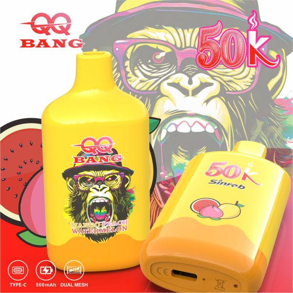 QQ Bang 50K Puffs Mango Peach Watermelon QQ Bang 50K Puffs Mango Peach Watermelon