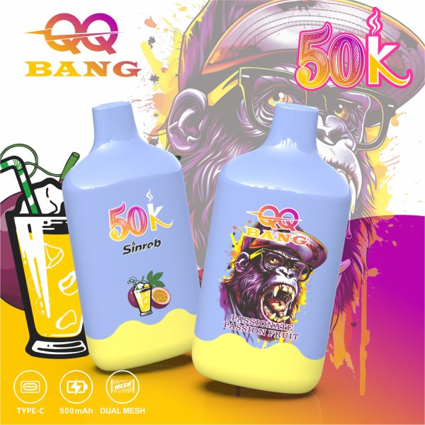 QQ Bang 50K Puffs Passionate Passion Fruit QQ Bang 50K Puffs Passionate Passion Fruit