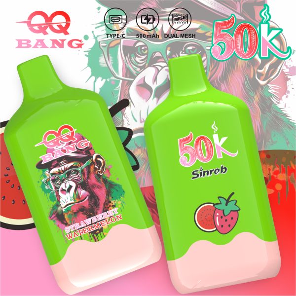 QQ Bang 50K Puffs Strawberry Watermelon QQ Bang 50K Puffs Strawberry Watermelon