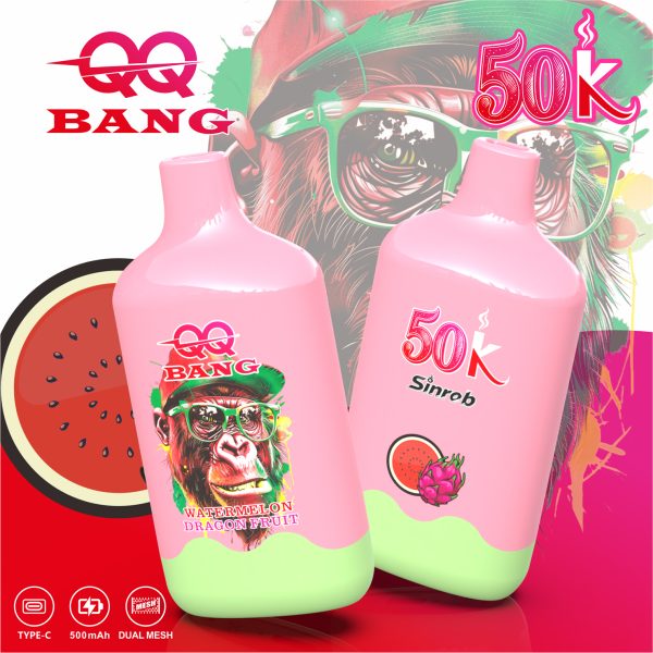 QQ Bang 50K Puffs Watermelon Dragon Fruit QQ Bang 50K Puffs Watermelon Dragon Fruit