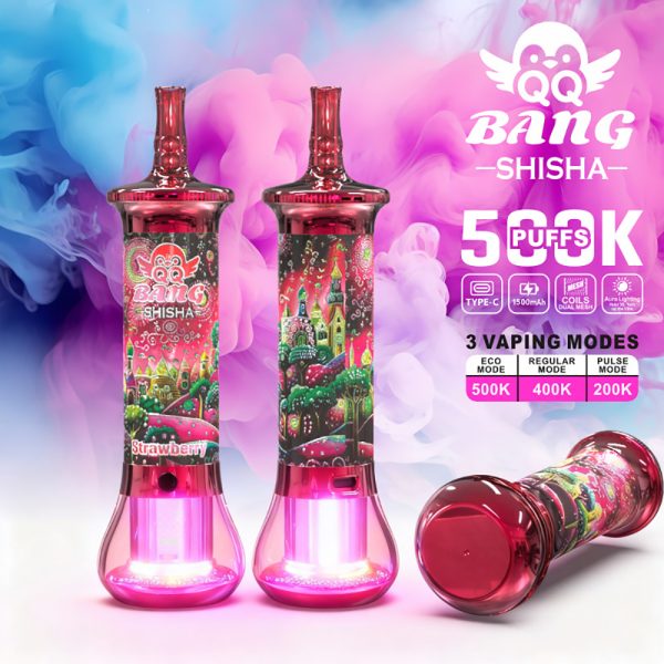 QQ Bang Shisha 500000 Puffs Dual Mesh Rechargeable Vape 03 QQ Bang Shisha 500000 Puffs Dual Mesh Rechargeable Vape 03