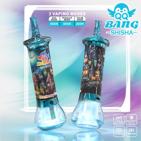 QQ Bang Shisha 500000 Puffs Dual Mesh Rechargeable Vape 07 QQ Bang Shisha 500000 Puffs Dual Mesh Rechargeable Vape 07