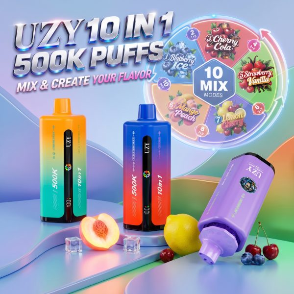 UZY PENTA FLAVOR 10 IN 1 500K Puffs