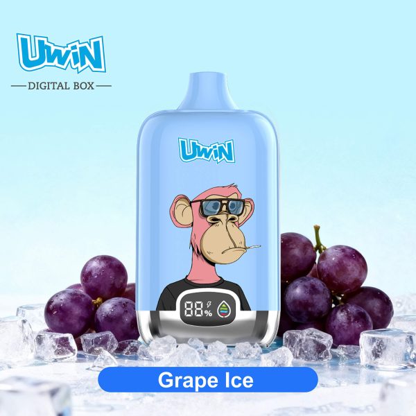 Uwin Digital Box 12000 Puffs Grape Ice Uwin Digital Box 12000 Puffs Grape Ice
