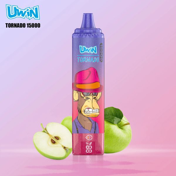Uwin Tornado 15K Puffs Sour Apple Uwin Tornado 15K Puffs Sour Apple