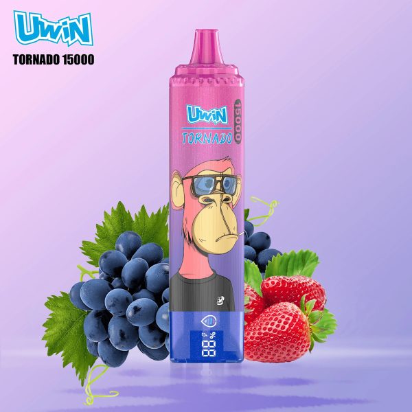 Uwin Tornado 15K Puffs Strawberry Grape Uwin Tornado 15K Puffs Strawberry Grape