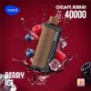 Vozol Gear Hookah 40000 Puffs Berry Ice