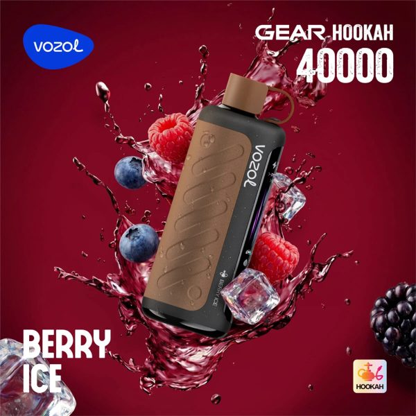 Vozol Gear Hookah 40000 Puffs Berry Ice