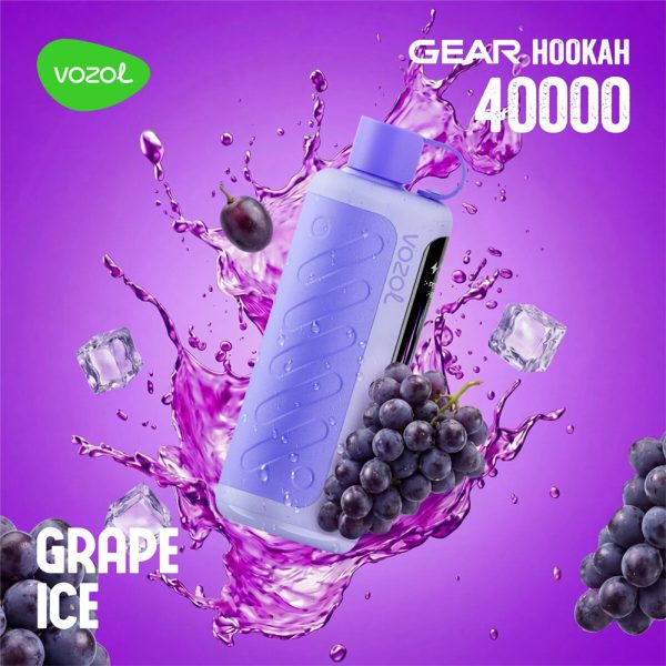Vozol Gear Hookah 40000 Puffs Grape Ice