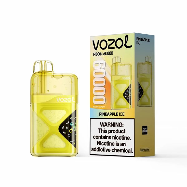 Vozol Neon 60000 Puffs Disposable Vape Pineapple Ice