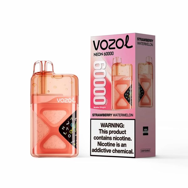 Vozol Neon 60000 Puffs Disposable Vape Strawberry Watermelon