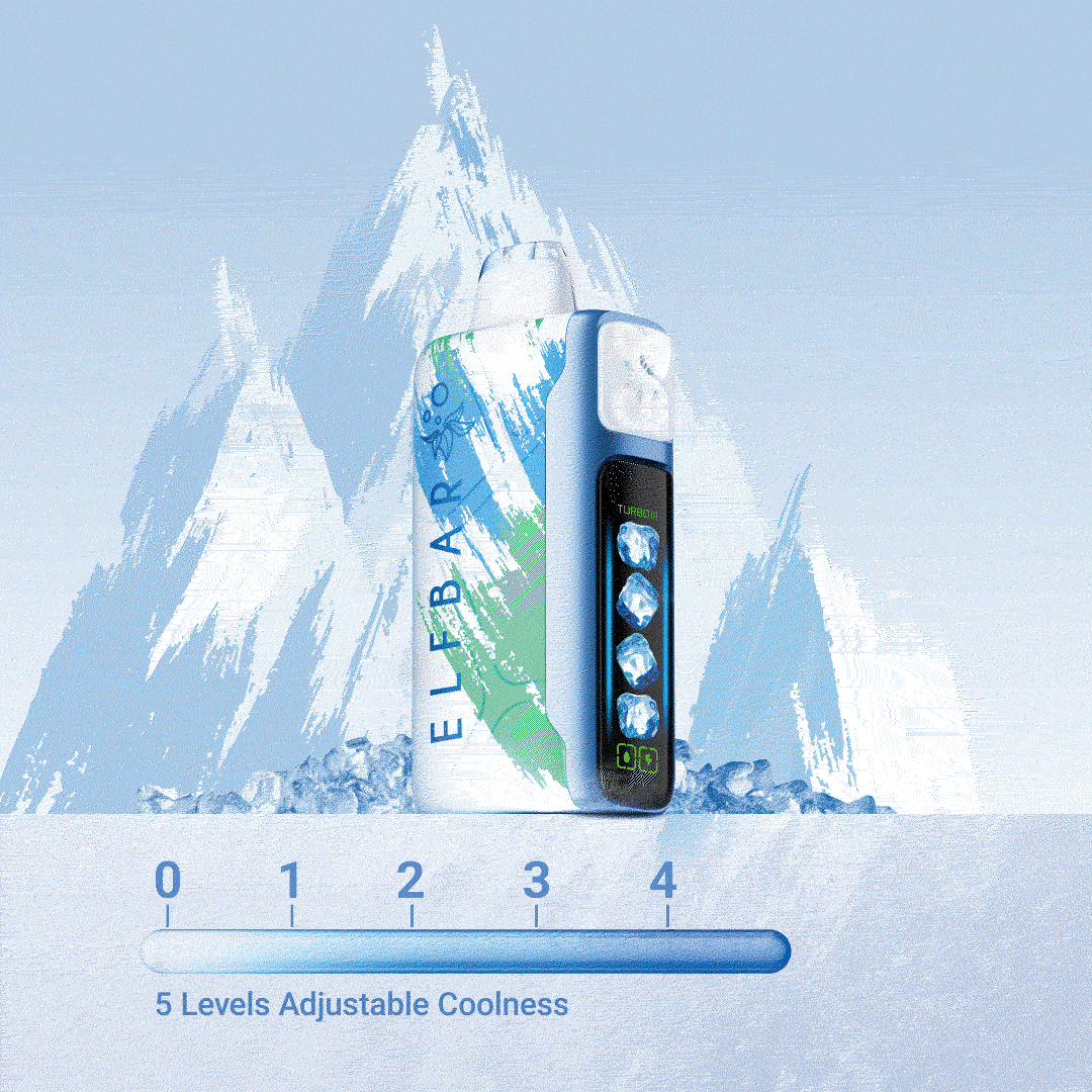 ELF BAR Ice King 30000 Puffs 5 level adjustable coolness ELF BAR Ice King 30000 Puffs 5 level adjustable coolness