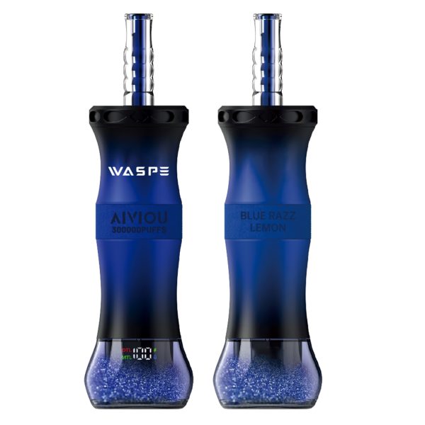 WASPE Shisha Hookah 300K Puffs Blue Razz Lemon