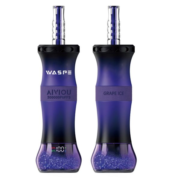 WASPE Shisha Hookah 300K Puffs Grape Ice